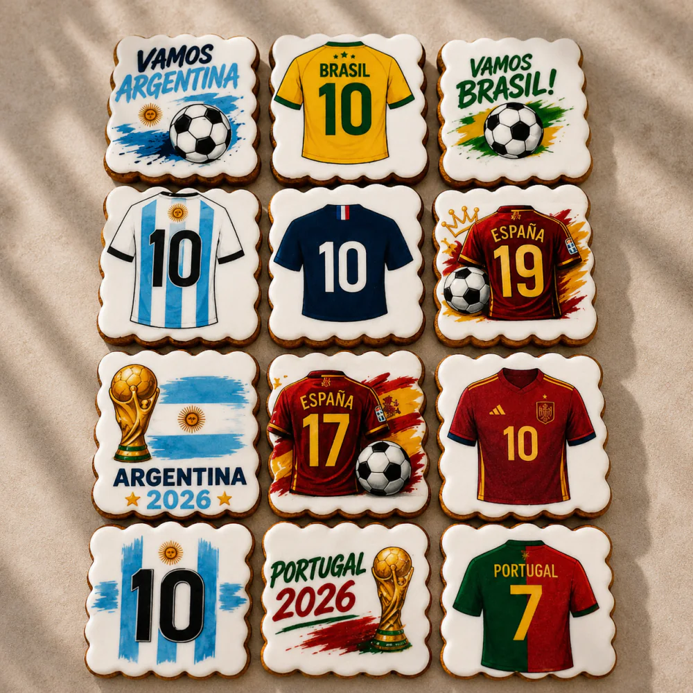 Galletas personalizadas de fútbol