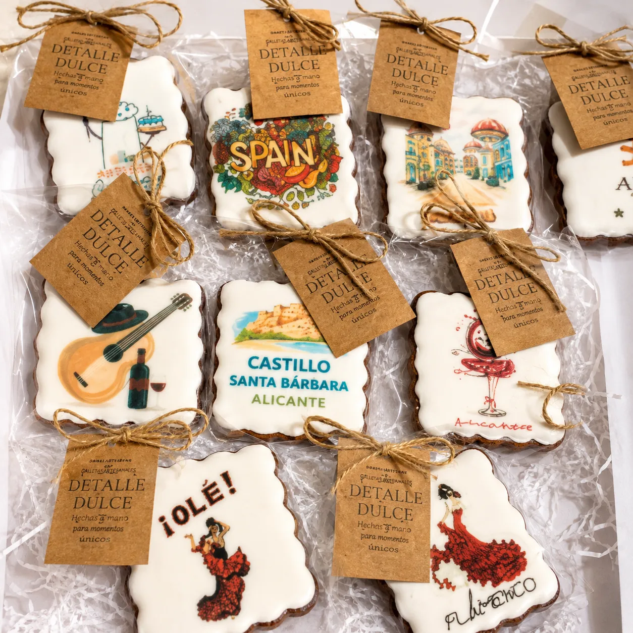 Colección de galletas inspiradas en Alicante y España