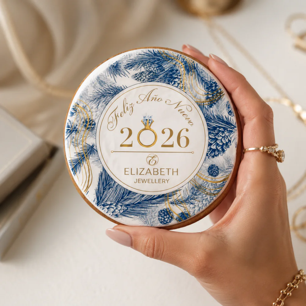 Galleta corporativa para recibir 2026